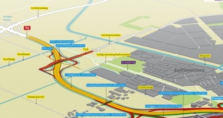 Omlegging A9 volgens RWS